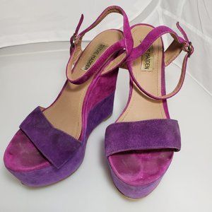 Steve Madden Multi Purple 5" High Sandals